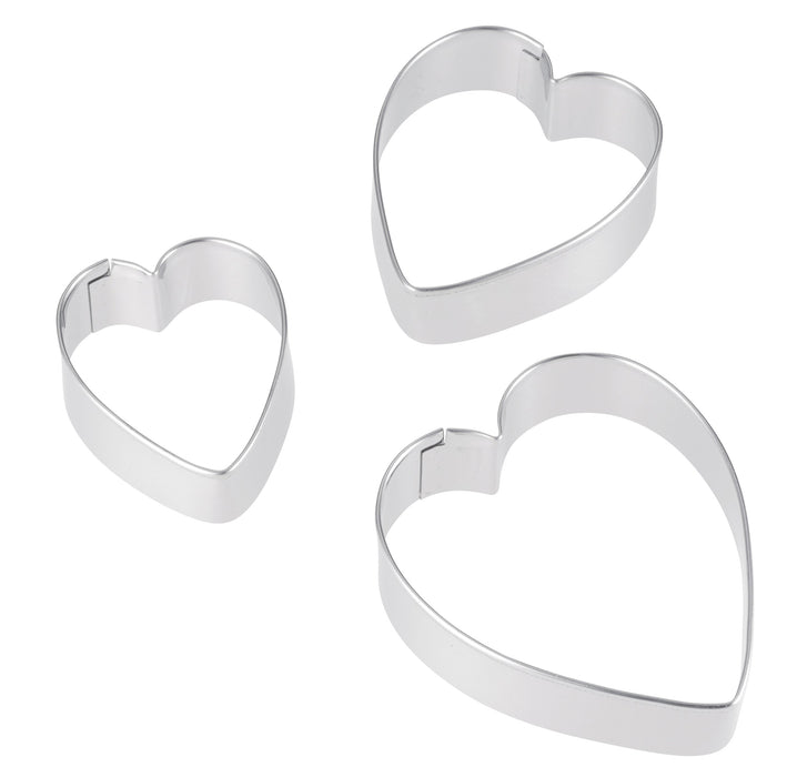 Kai Brand Cookie Cutter Die Set (Long Heart) 3pcs - Kai House Select Japan DL6361