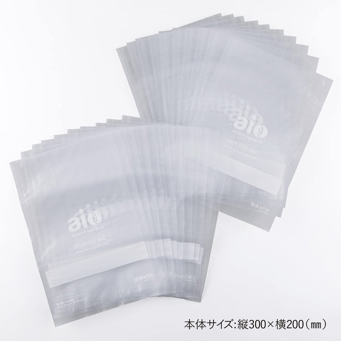 Kai Corp Aio Sousvide Vacuum Bag M 20pcs DK5130-Kiichin - The #1 Place for Japanese Goods in Your Hand!