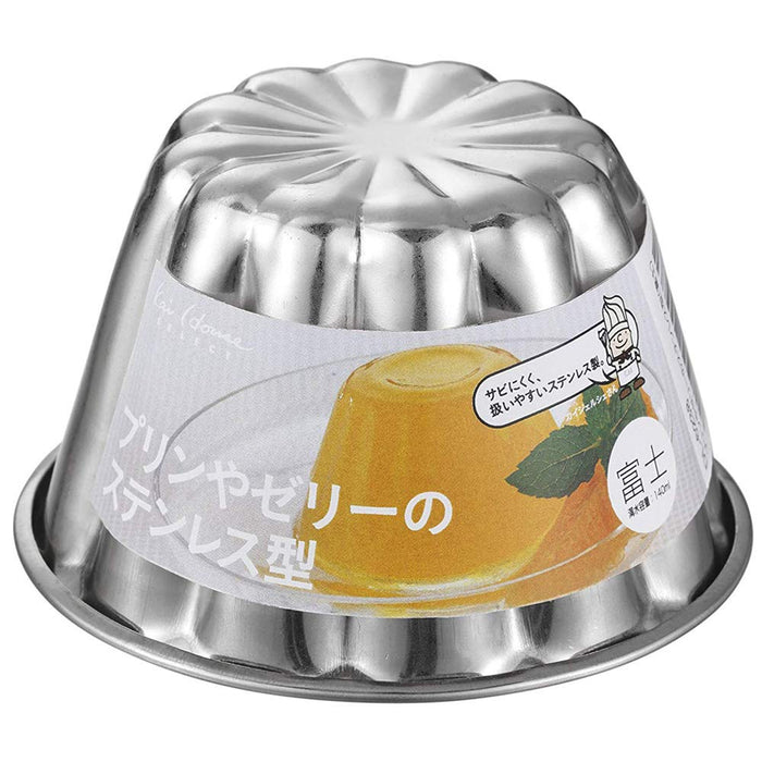 Kai Stainless Steel Pudding & Jelly Mold (Fuji) DL6238 - Kai House Select Japan