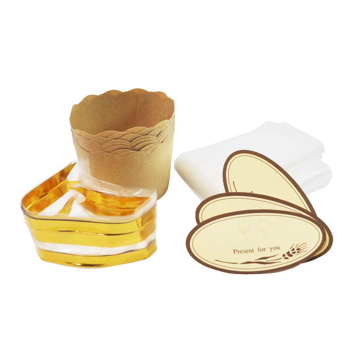 Kai DL-6174 Heat-Resistant Muffin Mold 9 Sets (Wrapping Bag)