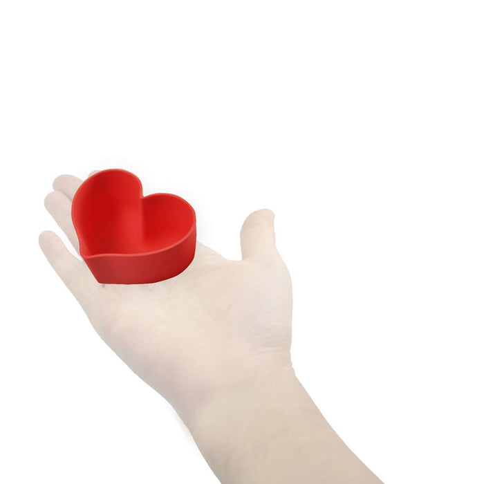 Kai Corp DL6356 Heat-Resistant Silicone Cup 3pcs Heart Large