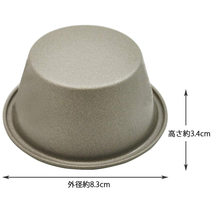 Kai Corporation Pudding Mold (Large) Teflon DL6232 - Made in Japan