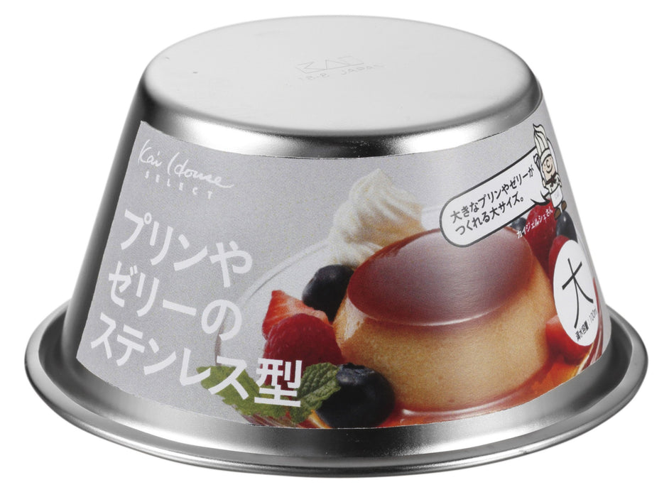 Kai DL6234 Stainless Steel Pudding/Jelly Mold Set of 5 Made in Japan