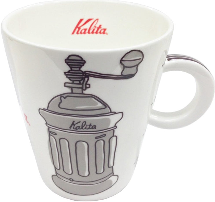 Kalita 日本咖啡杯研磨機 280 毫升棕色 - 時尚且實用