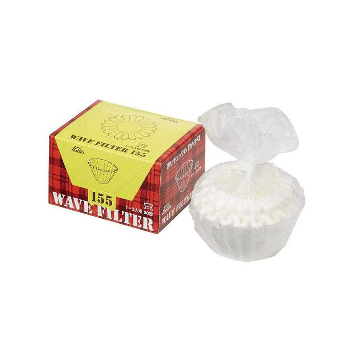 Kalita Wave 155 Filter (50P) - Premium Coffee Brewing Essential-Kiichin - The #1 Place for Japanese Goods in Your Hand!
