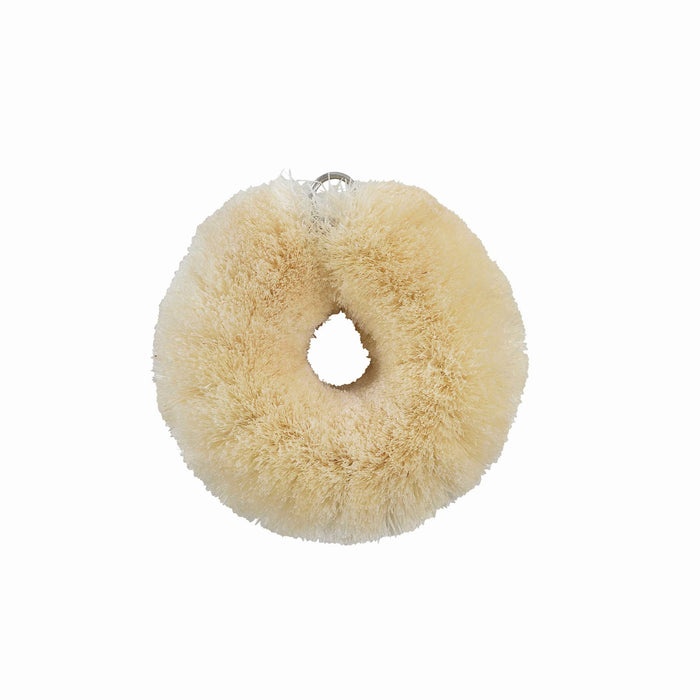 Kamenoko-Tawashi White Sisal Hemp Scrubber - Small Size