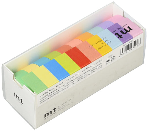 Kamoi Processing Paper 10-Color Set, 15mm x 7m, from Japan-Kiichin - The #1 Place for Japanese Goods in Your Hand!