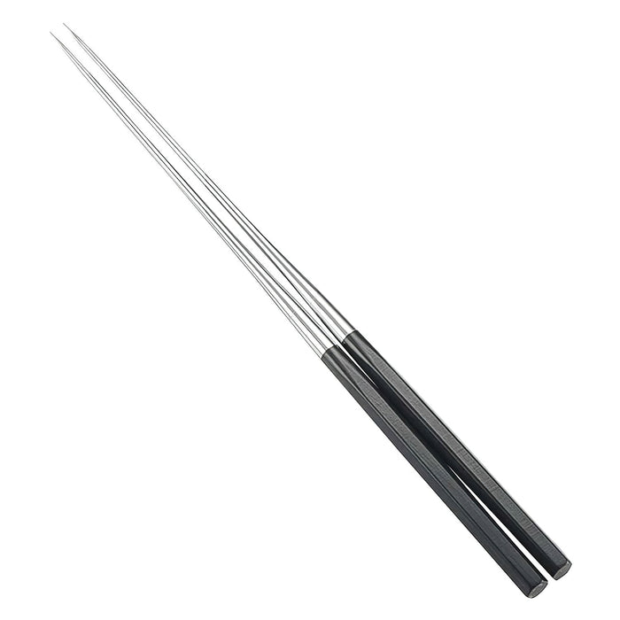 Kanaguchi 18cm Hexagonal Stainless Steel Serving Chopsticks