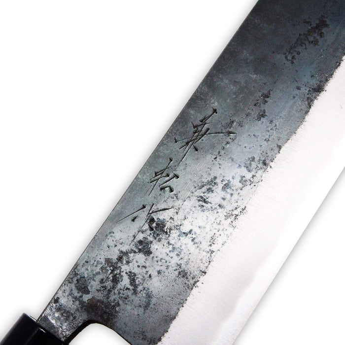 Kanematsu Nihonko Kasumitogi Shirogami Nakiri Knife 165mm - Premium Carbon Steel Blade