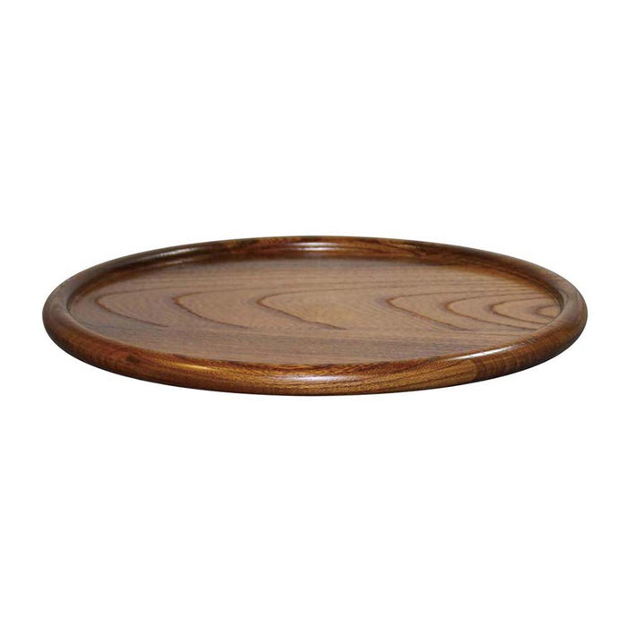 30cm Round Tray by Kijihiki Zelkova Stylish and Functional Serving Solution