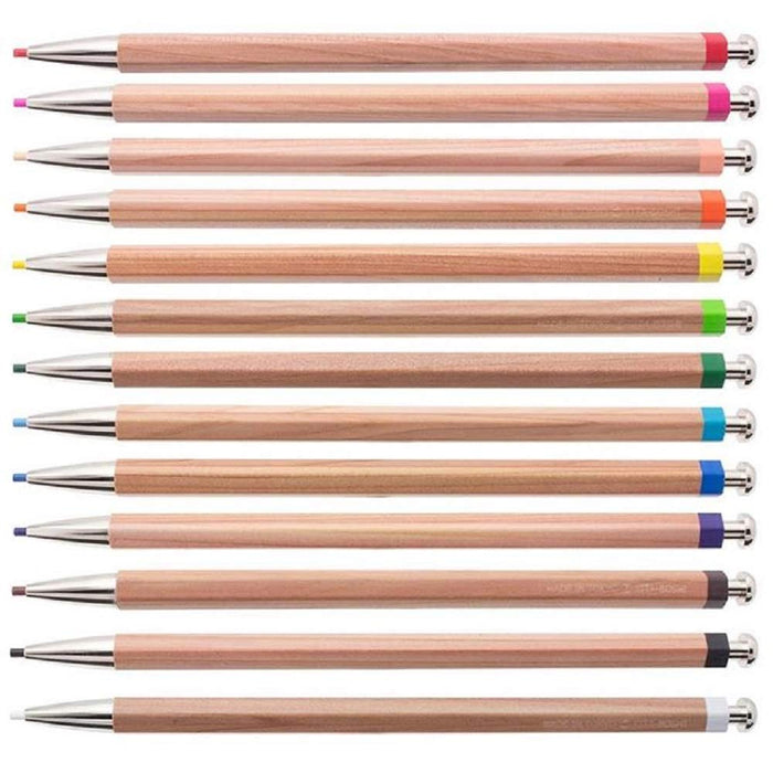 North Star Pencil Kita-Boshi Mechanical Pencils - 13 Color Set from Japan