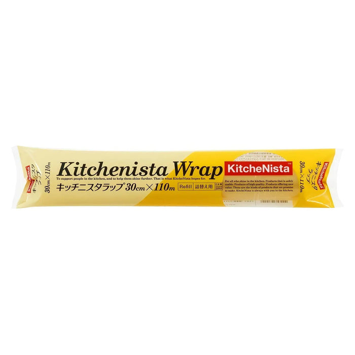 Kitchenista Plastic Wrap Refill - 30cm×110m Convenient and Durable Packaging