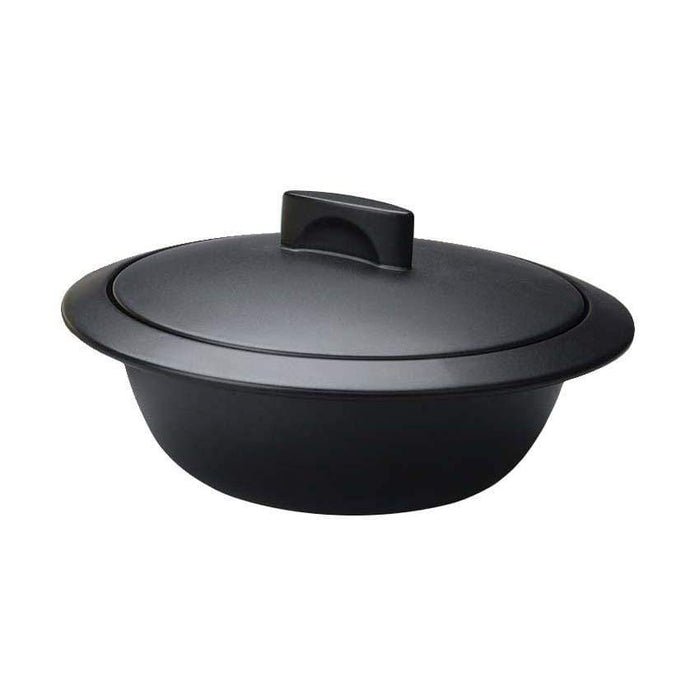 Kogiku Japan Black Induction Donabe Pot - Premium Earthenware Casserole