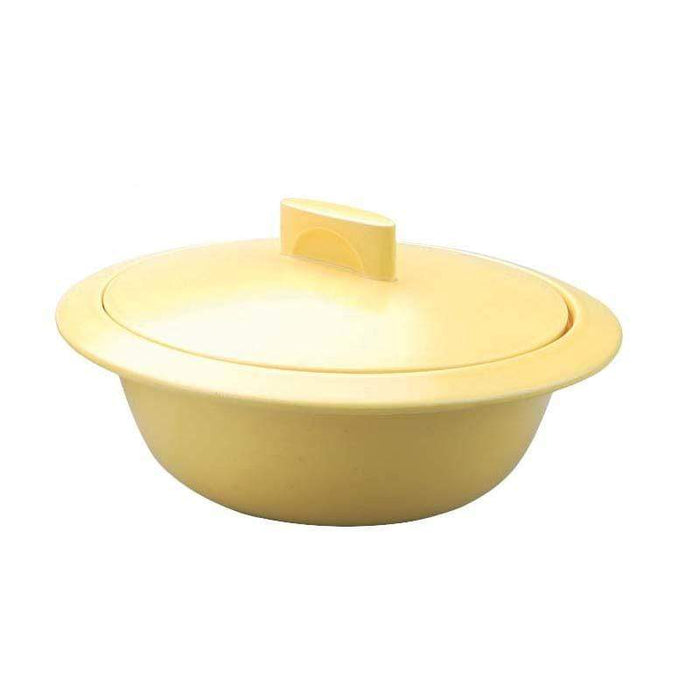 Kogiku Japanese Yellow Induction Donabe Pot - Authentic Earthenware Casserole