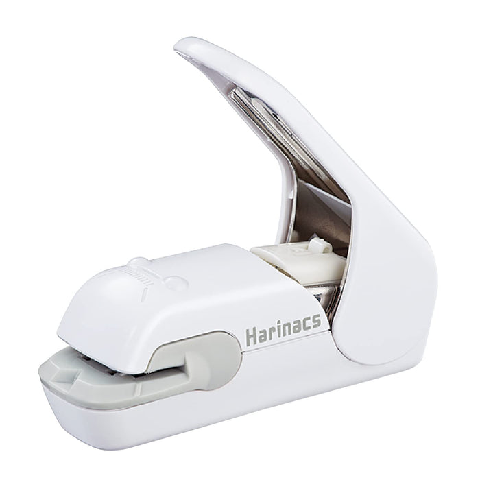 Kokuyo Japan Harinacs Stapler - White Sln-Mph105W Hole-Free Stapling Solution