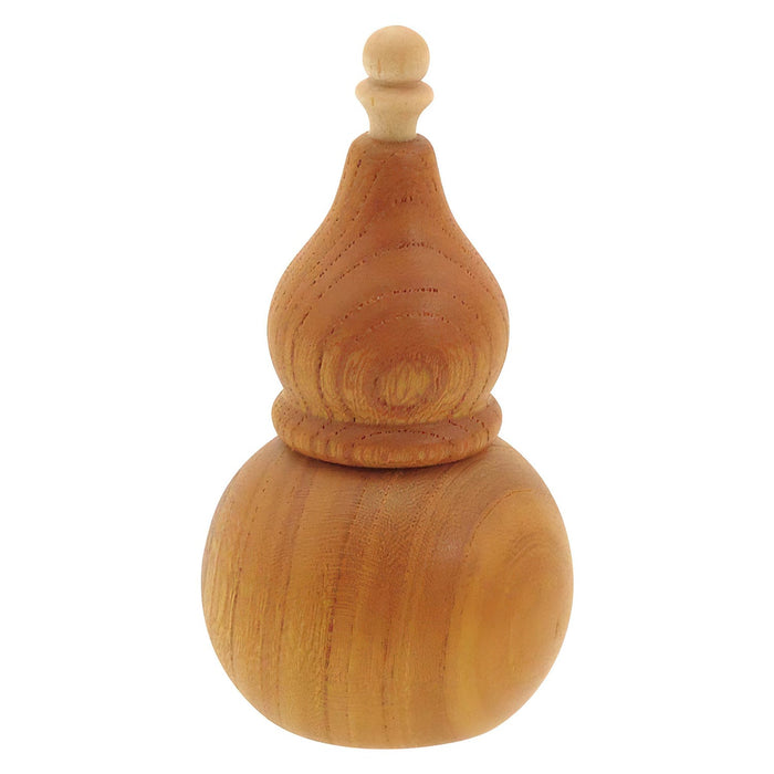 La Luz Gourd Shaped Shichimi Cruet - Small, Natural Wood