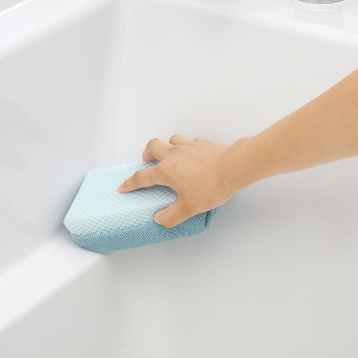 Lec Gekiochi-Kun Microfiber Bath Cleaner - Removes Water Dirt & Soap Scum