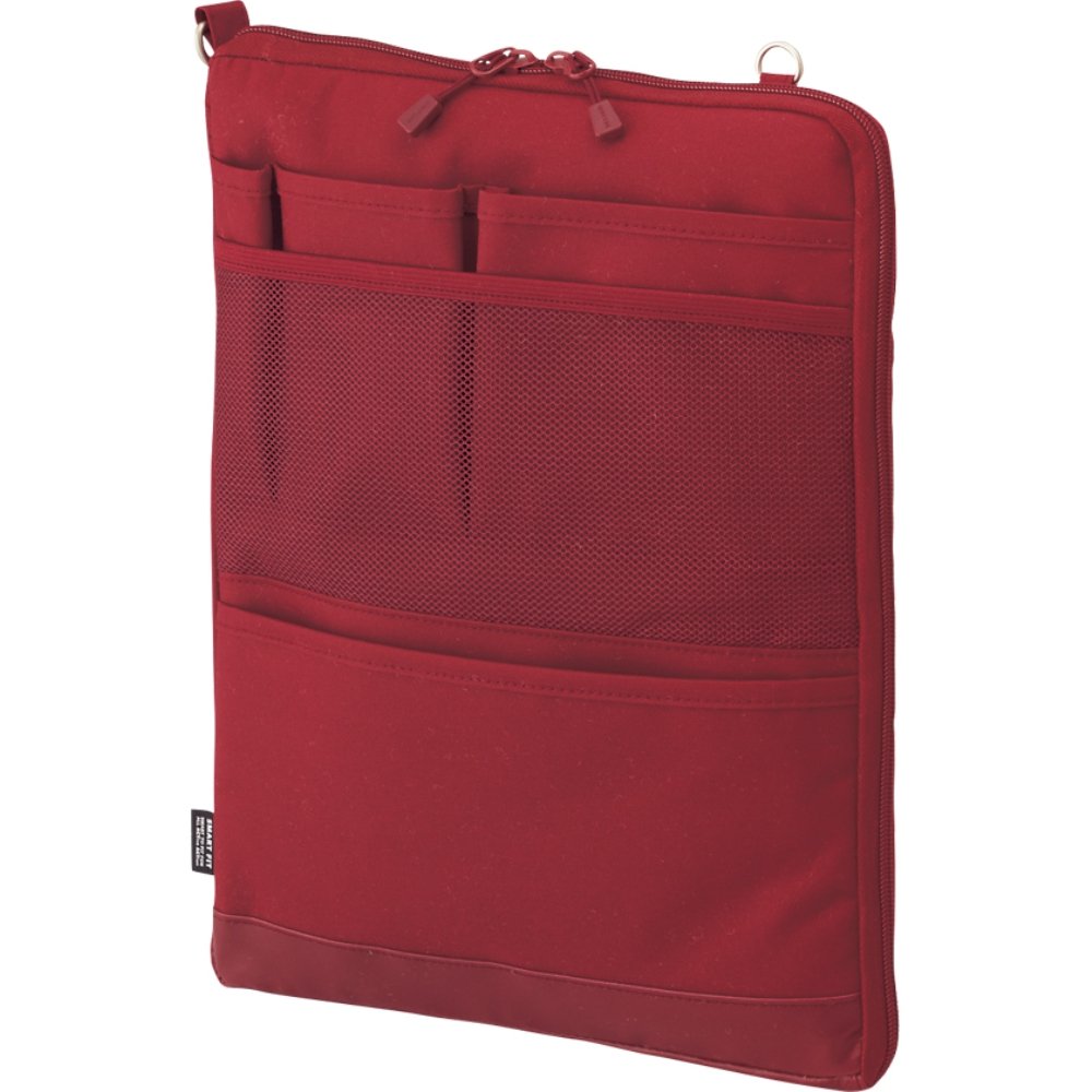 Lihit Lab A4 Vertical Bag In Bag Red (A76833) Japan Priority