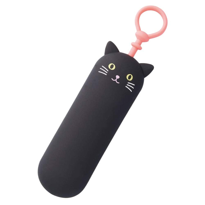 Lihit Lab Key Case Slim Kuroneko A7785-3 - Compact and Stylish Key Organizer