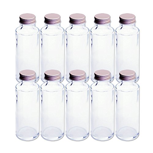Rhyme Japan Herbarium Glass Bottle Set - 10 Bottles, 100Cc Capacity