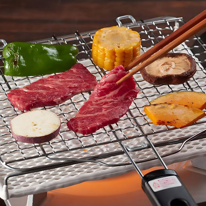 Mesh Bbq Rack Premium Ceramic Far-Infrared BBQ Grill Mesh for Men's Woven Wire Rack