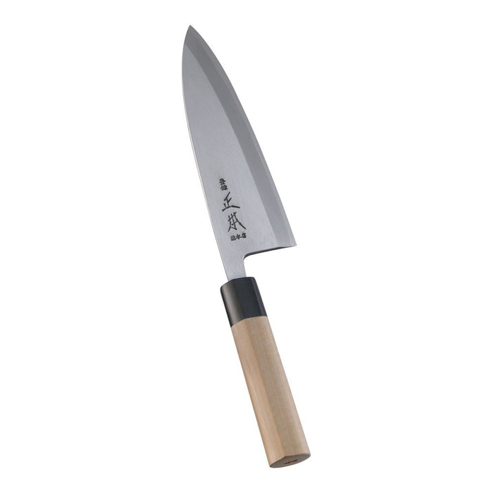 Masamoto Sohonten Deba Knife 18cm Ams40018 Tamapaku Steel/Horn Magnolia