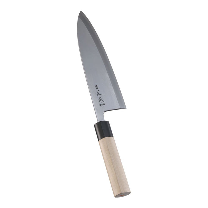 Masamoto Sohonten 24cm Deba Knife Ams40024 - Tamapaku Steel Horn Magnolia Handle