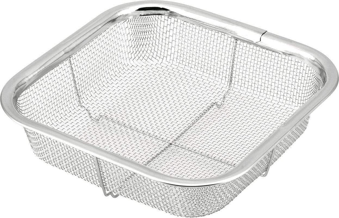 Minex 16cm Stainless Steel Square Mesh Colander - Efficient Kitchen Strainer