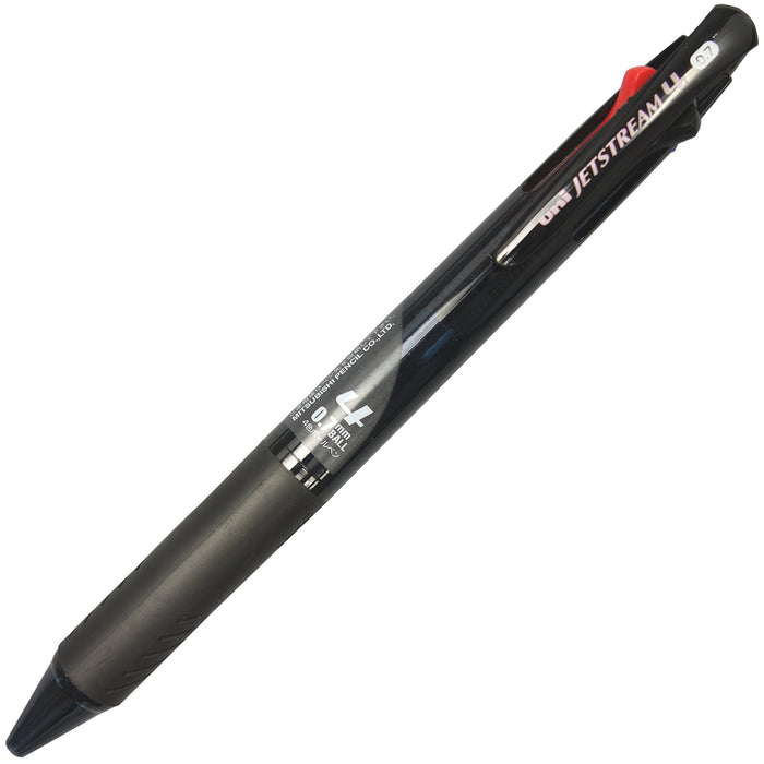 Mitsubishi Pencil Japan 4 Color Ballpoint Pen Jetstream 0.7 Transparent Black