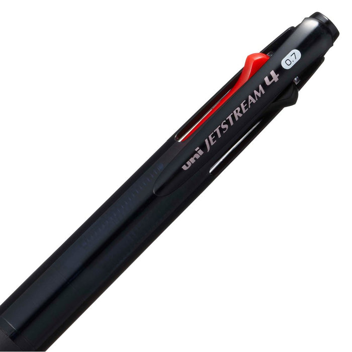 Mitsubishi Pencil Japan 4 Color Ballpoint Pen Jetstream 0.7 Transparent Black
