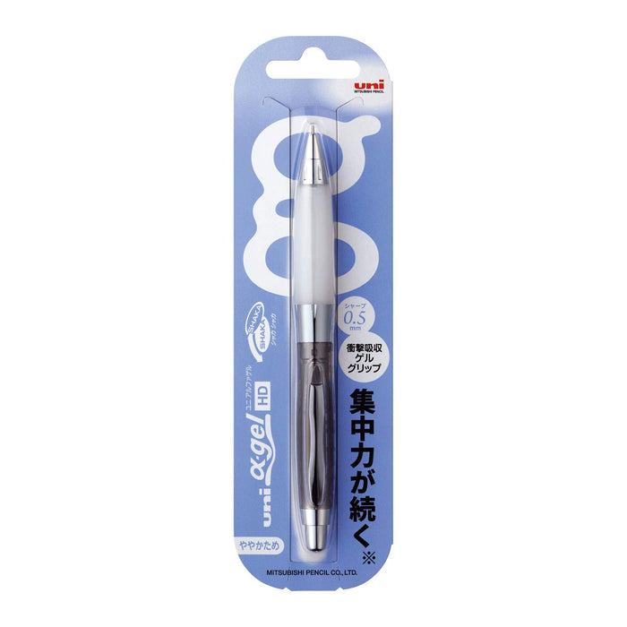Mitsubishi Pencil Uni Alpha Gel 0.5 Chrome Black Mechanical Pen - Japan M5618Gg1Pc.24
