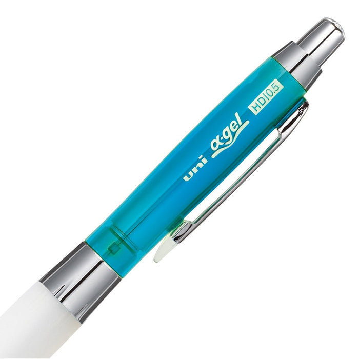 Mitsubishi Pencil Uni Alpha Gel 0.5 Chrome Light Blue Mechanical Pen