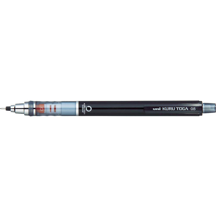 Mitsubishi Pencil Kuru Toga 0.5mm Mechanical Pencil - Black, Made in Japan