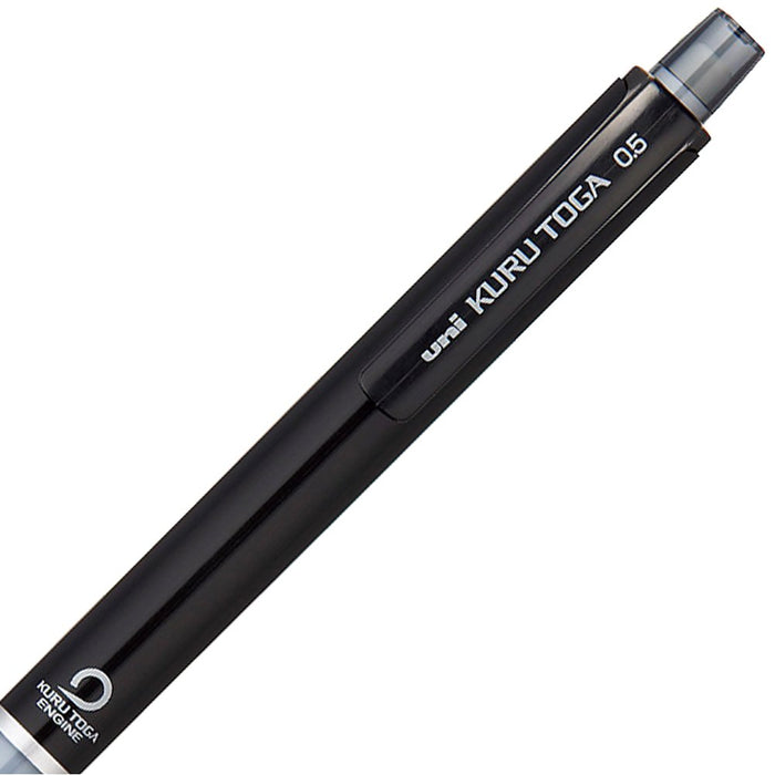 Mitsubishi Pencil Kuru Toga 0.5mm Mechanical Pencil - Black, Made in Japan