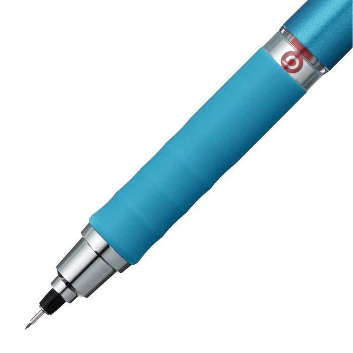 Mitsubishi Pencil Kurutoga 0.5 Blue Mechanical Pencil with Rubber Grip - Made in Japan