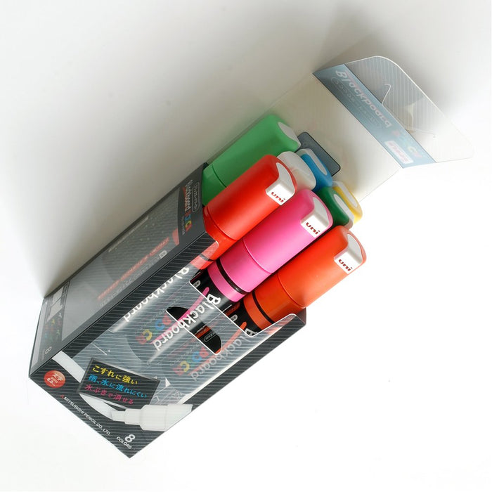Mitsubishi Pencil Japan Water Pen - Posca Bold 8 Colors (Pce2508K8C)