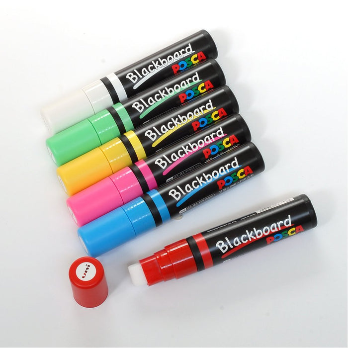 Mitsubishi Pencil Posca Extra Thick Water Pen - 6 Colors, Made in Japan