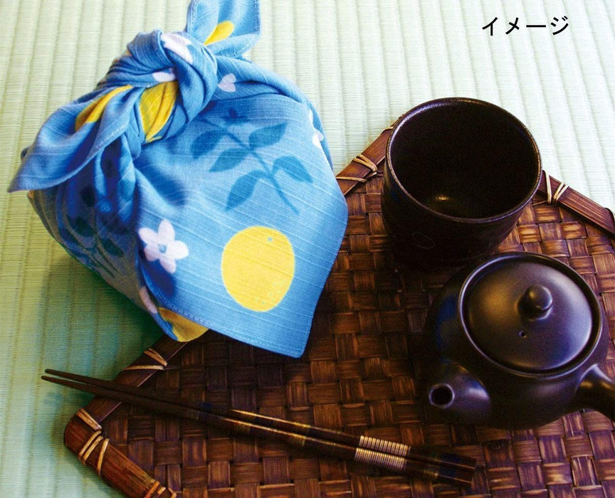 Miyamoto-Towel Furoshiki Lunch Cloth - Japanese Pattern Okami'S 50X50Cm Checkered Rice Ball