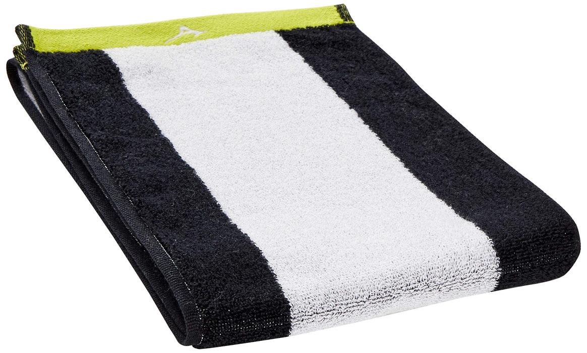 Mizuno Imabari Jacquard Muffler Towel Boxed - Black/White (Japan F Free Size)