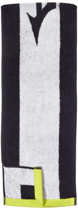 Mizuno Imabari Jacquard Muffler Towel Boxed - Black/White (Japan F Free Size)