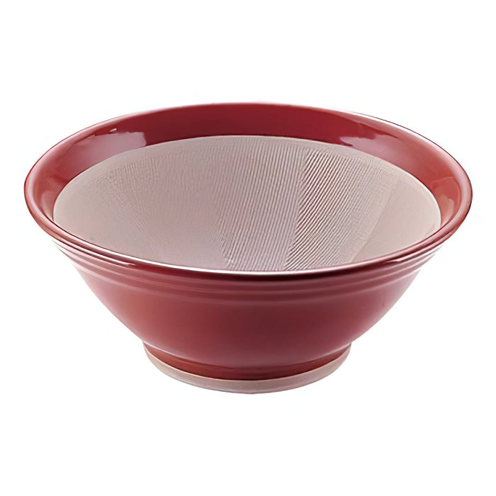 Motoshige Ceramic Suribachi Mortar 25Cm with Silicon Rubber Base - Authentic Japanese Craftsmanship