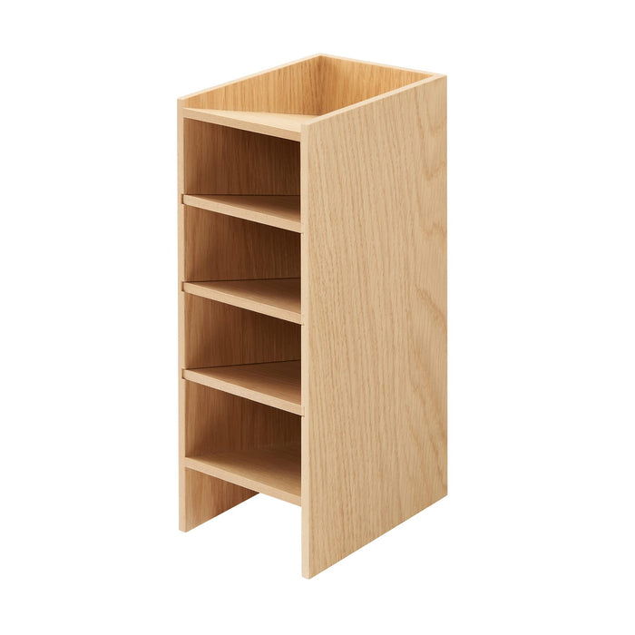 Mujirushi Ryohin 5-Tier Wooden Accessory Rack - 9.2X12.6X25.2Cm