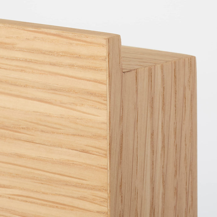 Mujirushi Ryohin Oak Wood Wall-Mountable Furniture - 88cm x 4cm x 9cm