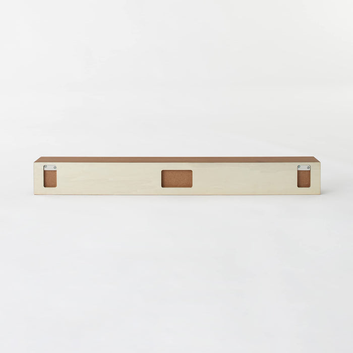 Mujirushi Ryohin Japan Walnut Wall Shelf - 88x12x10cm