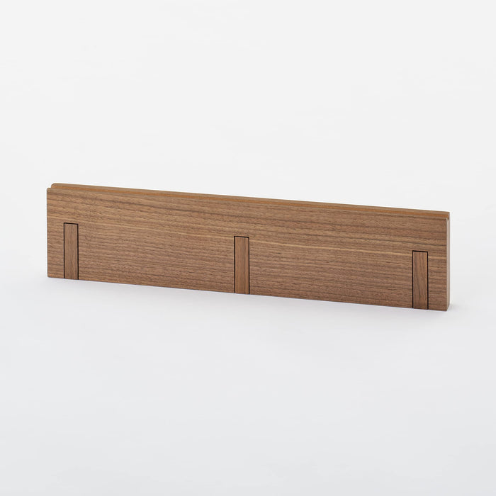 Mujirushi Ryohin Wall Hangers - Walnut 44X2.5X10Cm