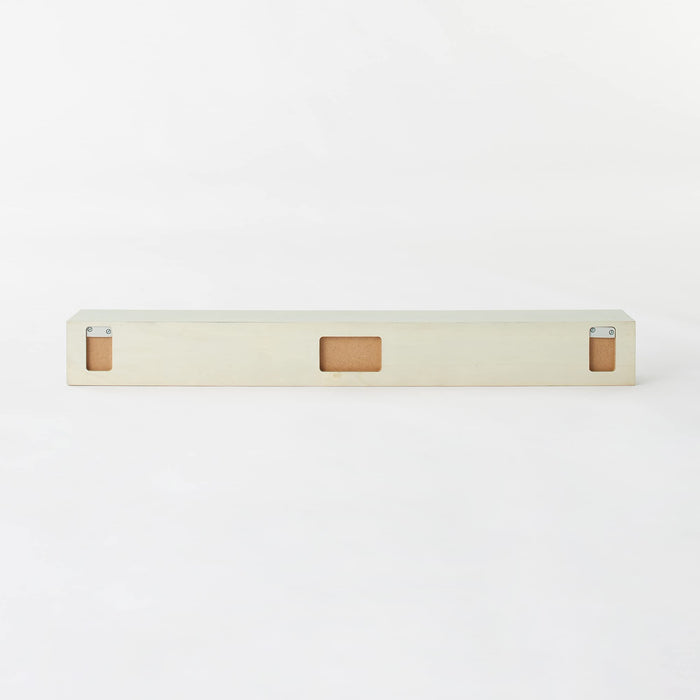 Mujirushi Ryohin Oak Light Gray Wall Shelf - 88x12x10cm