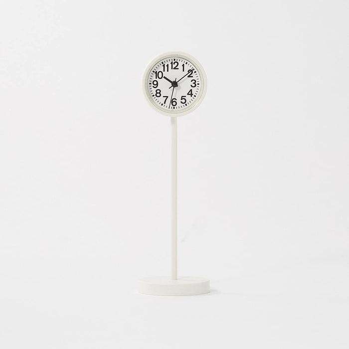 Mujirushi Ryohin Mini White Park Clock - MJ-PCM2 44275740 - 55x55x182mm