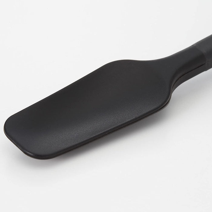 Mujirushi Ryohin 19Cm Black Silicone Jam Spoon - Made In Japan