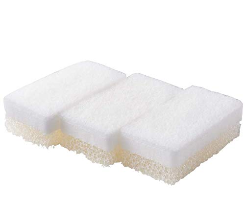 Muji 3-Layer Foam Sponge Set - 3Pcs, 6x12x3.5cm - Japan's Popular Classic