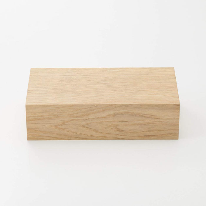 Mujirushi Ryohin Japan Wooden Tissue Box - Compact and Stylish Tissue Holder